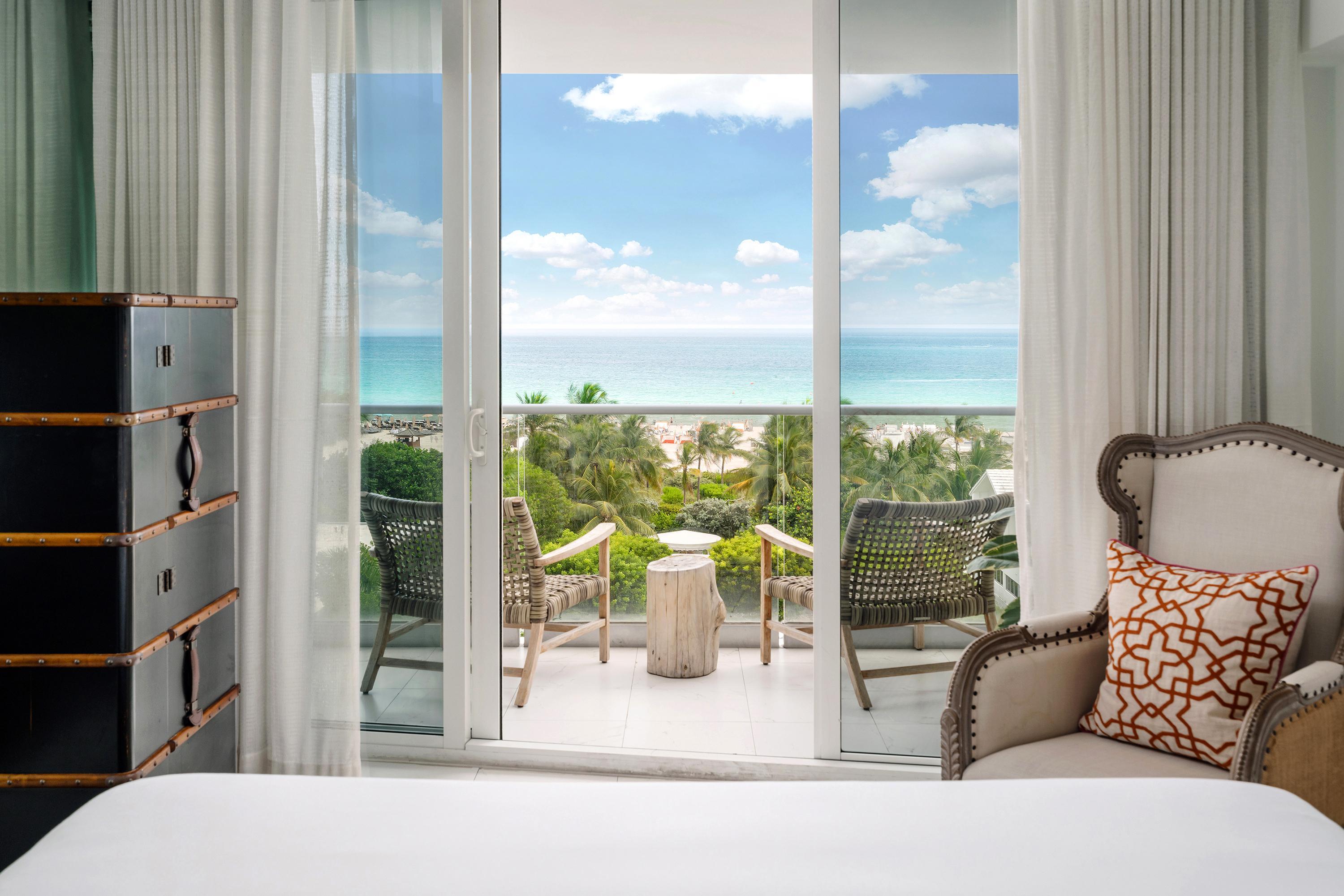 阿罗鹦鹉螺酒店 迈阿密海滩 外观 照片 Ocean view from a bedroom