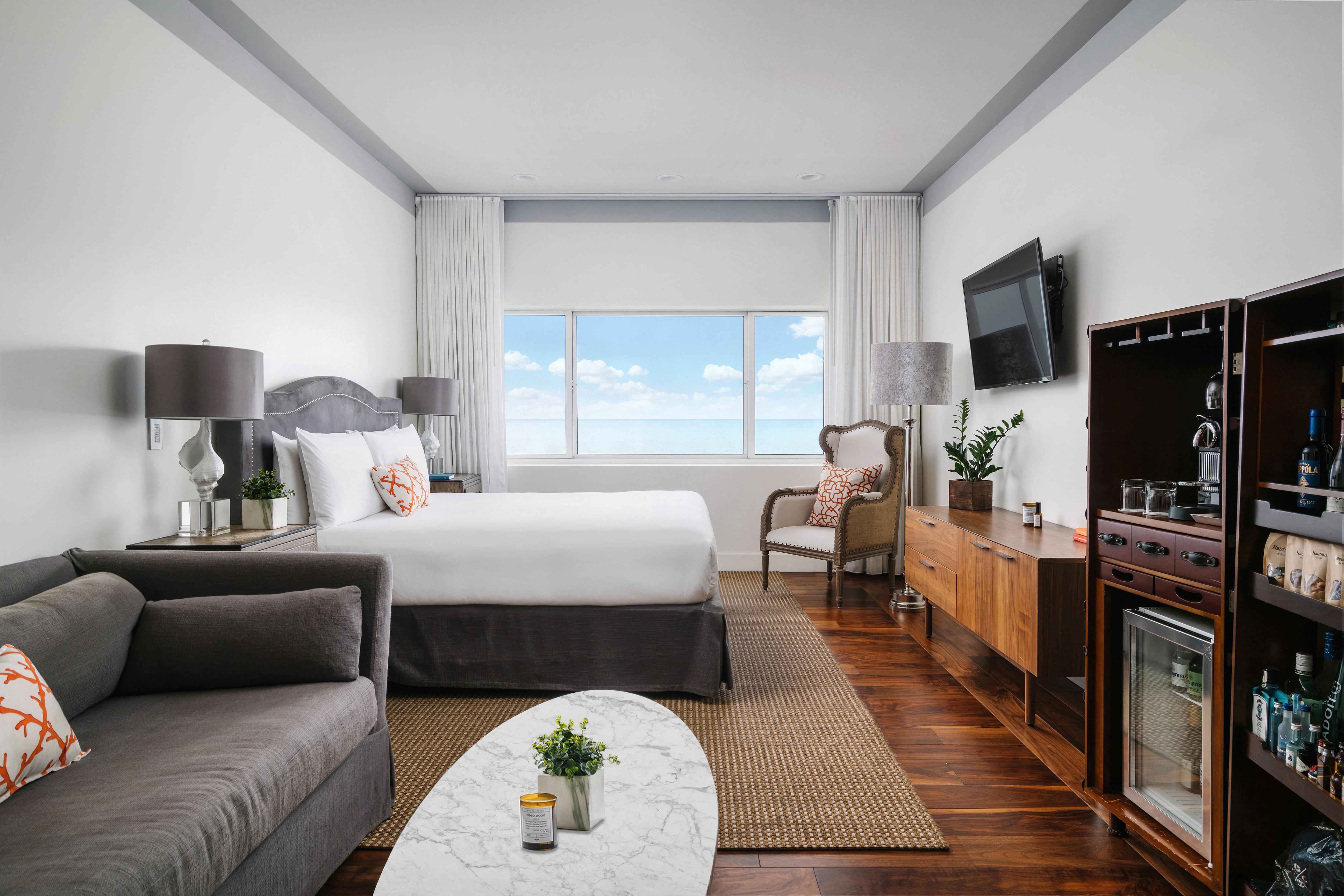 阿罗鹦鹉螺酒店 迈阿密海滩 外观 照片 A room at the Hotel 57